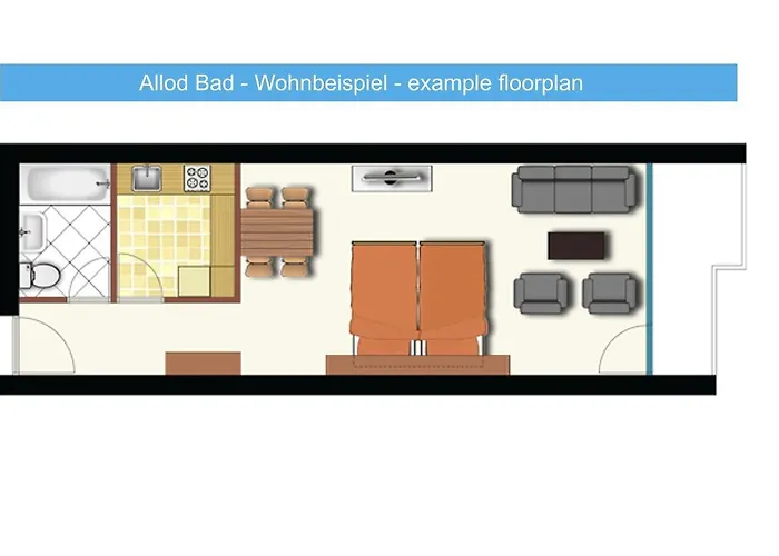 Apartment Allod Bad 102 *